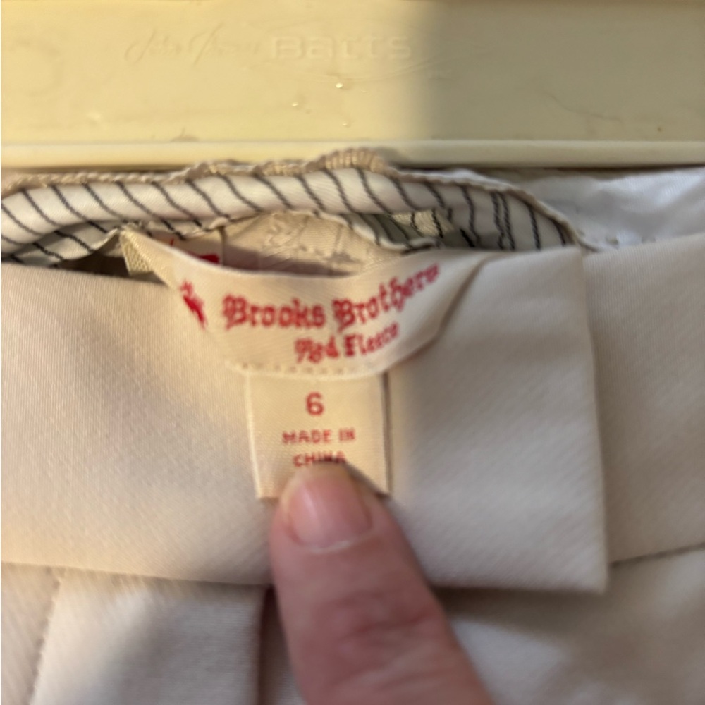Brooks Brothers Cream Trousers